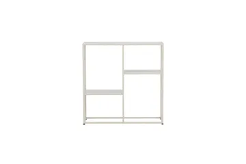 Sidebord Staal - Beige, 26x80x80 - Møbler - Borde - Aflastningsbord - Lampebord