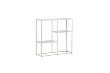 Sidebord Staal - Beige, 26x80x80 - Møbler - Borde - Aflastningsbord - Lampebord