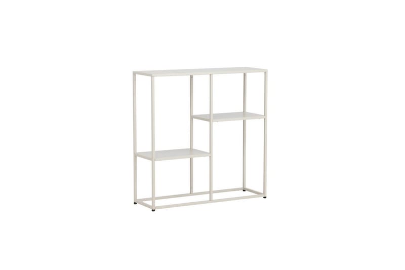 Sidebord Staal - Beige, 26x80x80 - Møbler - Borde - Aflastningsbord - Lampebord