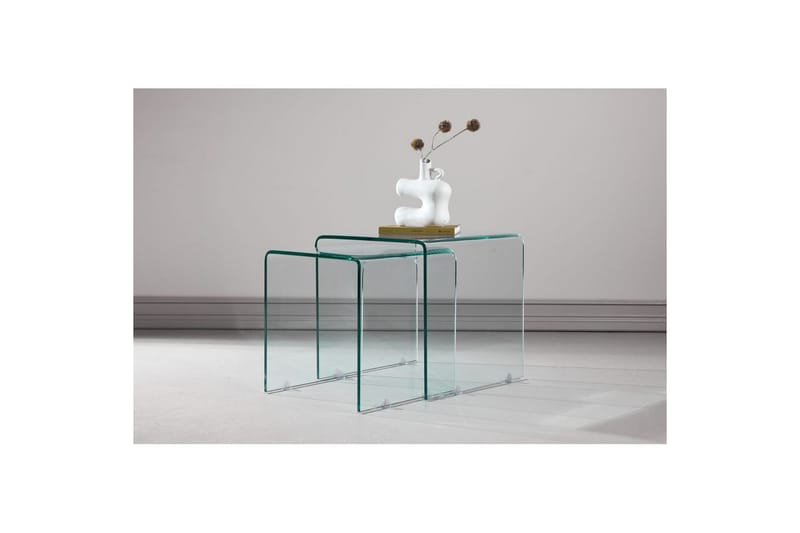 Sidebord Telemark - Bord 1: 42x42x42 Bord 2: 36x36x39 - Møbler - Borde - Aflastningsbord - Lampebord