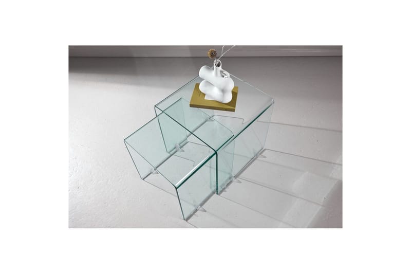 Sidebord Telemark - Bord 1: 42x42x42 Bord 2: 36x36x39 - Møbler - Borde - Aflastningsbord - Lampebord