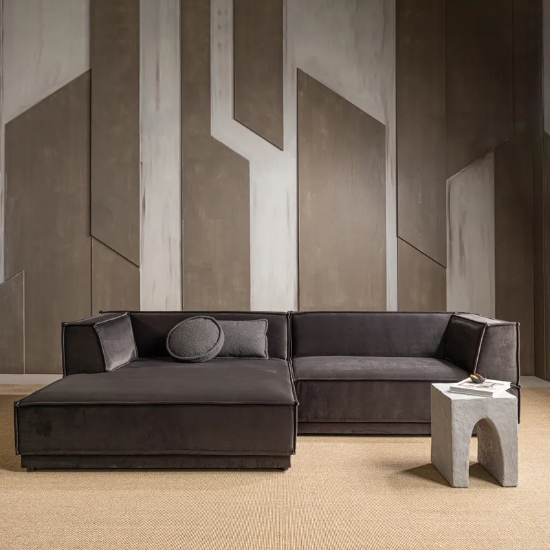 Sidebord Tovi 40 cm - Grå - Møbler - Borde - Aflastningsbord - Lampebord