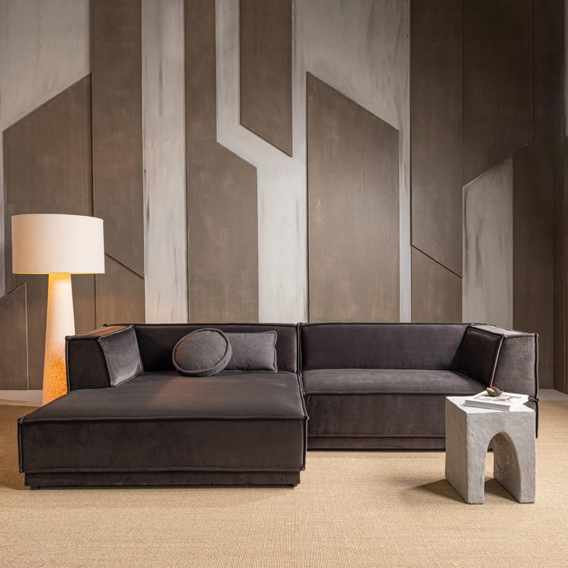 Sidebord Tovi 40 cm - Grå - Møbler - Borde - Aflastningsbord - Lampebord