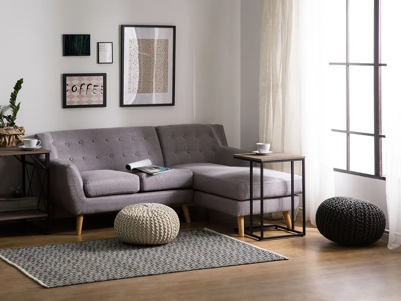 Sidebord Troy - Taupe - Møbler - Borde - Aflastningsbord - Lampebord