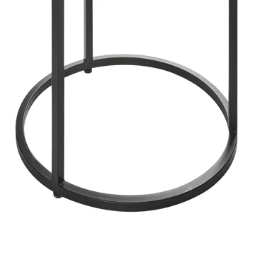 Sidebord Tyrell - Sort marmor - Møbler - Borde - Aflastningsbord - Lampebord