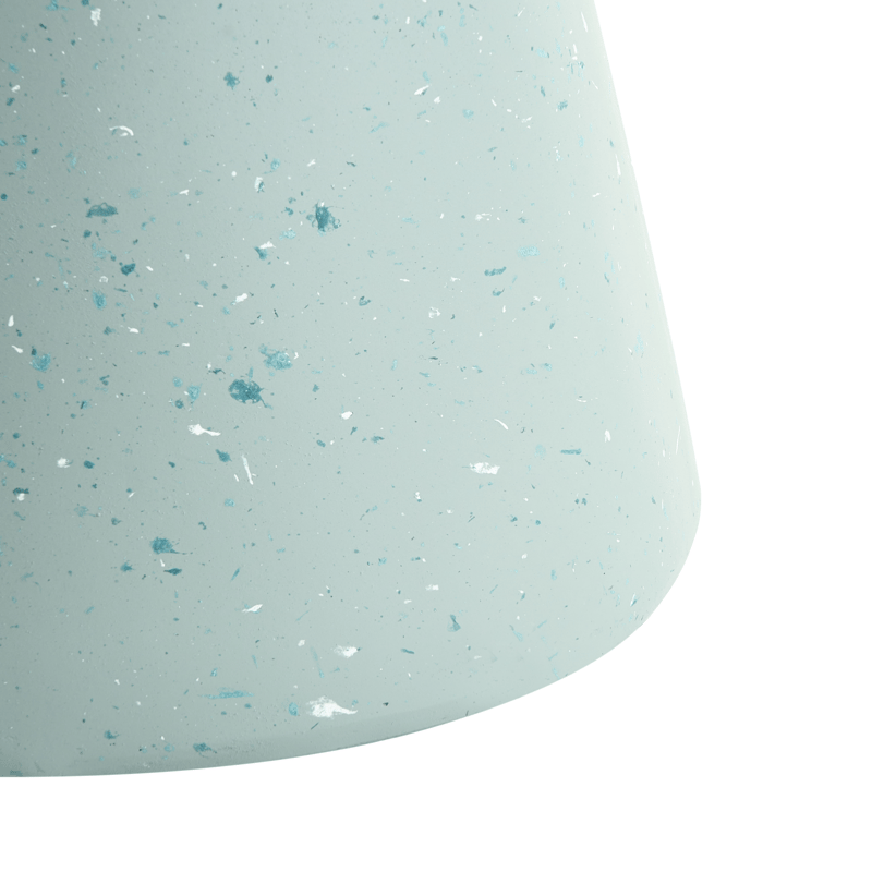 Sidebord udendørs Mincio 45 cm terrazzoeffekt - Grøn - Havemøbler - Balkon - Balkonmøbler - Altanborde