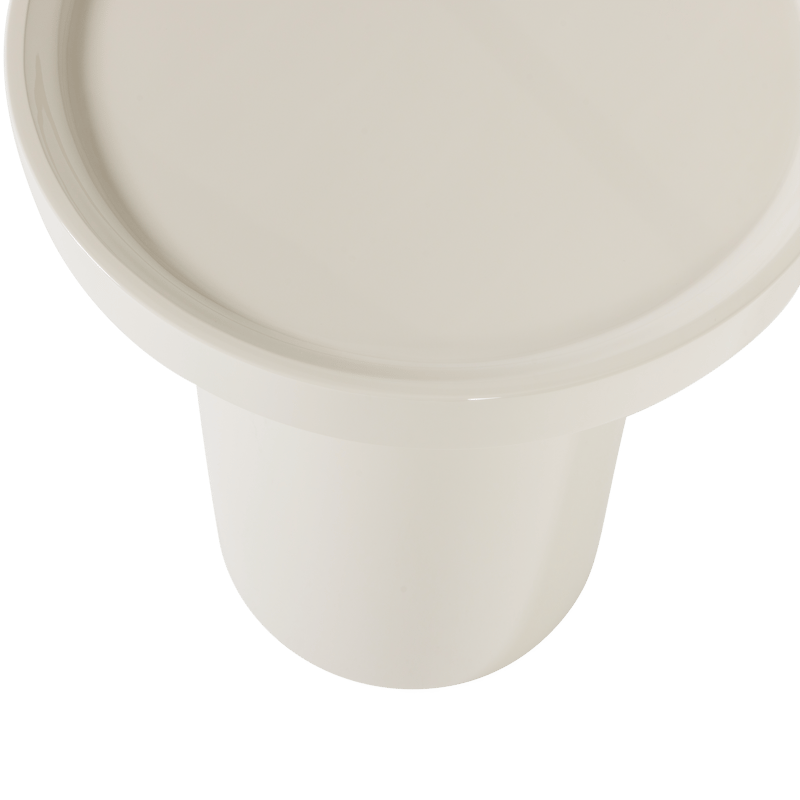 Sidebord Veluna 40 cm rundt - Sand - Møbler - Borde - Aflastningsbord - Lampebord