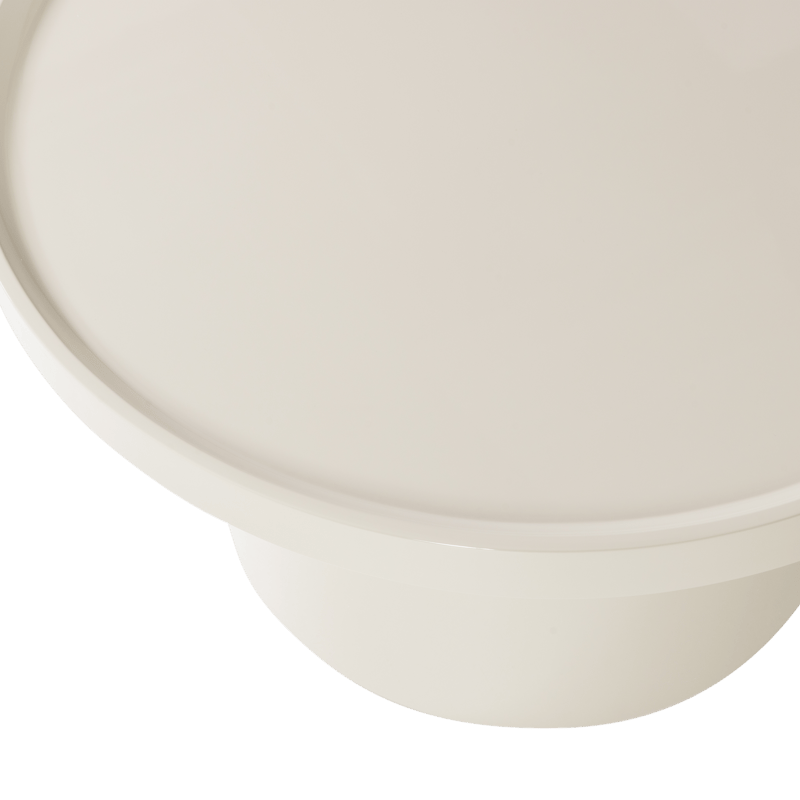 Sidebord Veluna 70 cm rundt - Sand - Møbler - Borde - Aflastningsbord - Lampebord