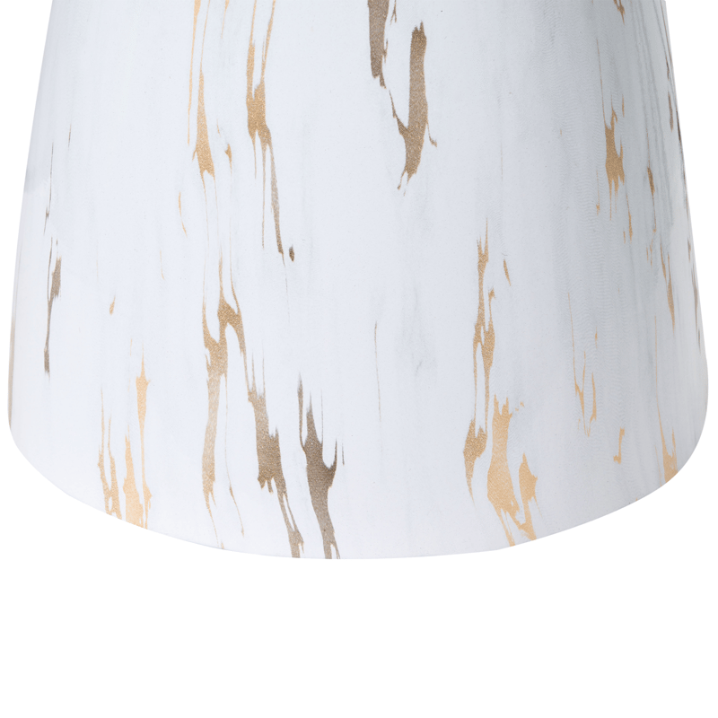 Sidebord Wabby - Hvid marmor - Møbler - Borde - Aflastningsbord - Lampebord