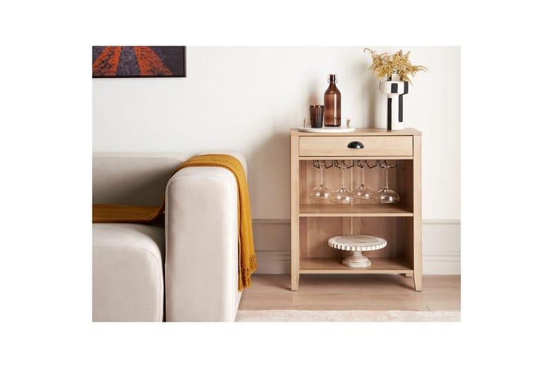 Sidebord Walkerston Lyse træ - Lyse træ - Møbler - Borde - Aflastningsbord - Lampebord