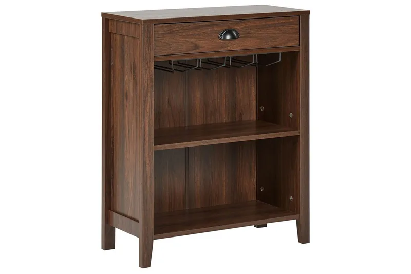 Sidebord Walkerston Mørkt træ, Mørkt træ