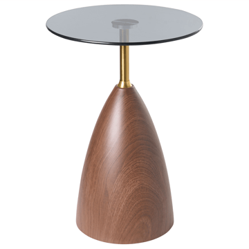 Sidebord Wallis - Brun, sort - Møbler - Borde - Aflastningsbord - Lampebord