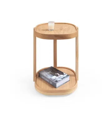 Sidebord Wallxpert Milan C (42 x 58 x 42 cm) Eg - Eg - Møbler - Borde - Aflastningsbord - Lampebord