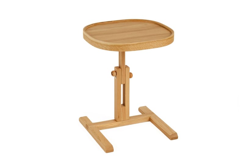 Sidebord Wallxpert Opus Kare (42 x 43 x 42 cm) Eg - Eg - Møbler - Borde - Aflastningsbord - Lampebord