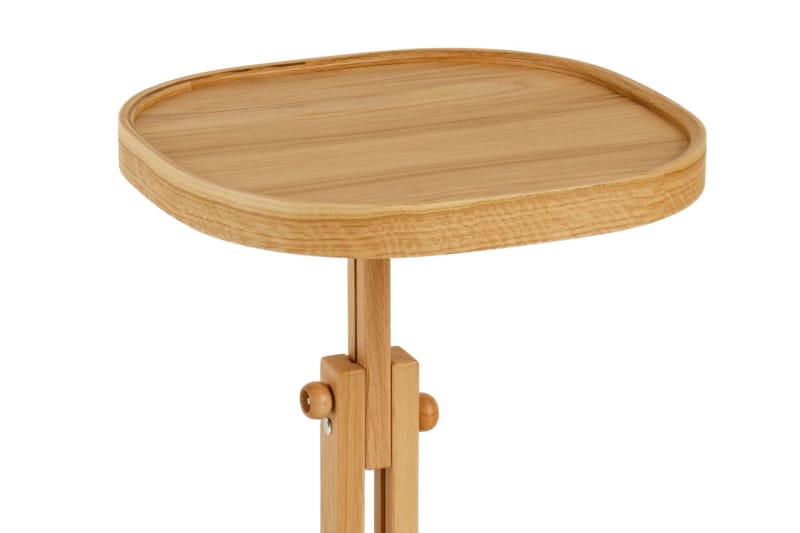 Sidebord Wallxpert Opus Kare (42 x 43 x 42 cm) Eg - Eg - Møbler - Borde - Aflastningsbord - Lampebord