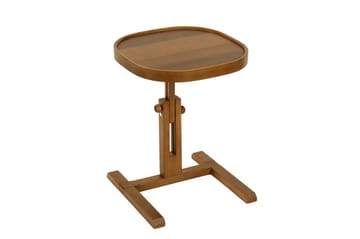 Sidebord Wallxpert Opus Kare (42 x 43 x 42 cm) Valnød - Valnød - Møbler - Borde - Aflastningsbord - Lampebord