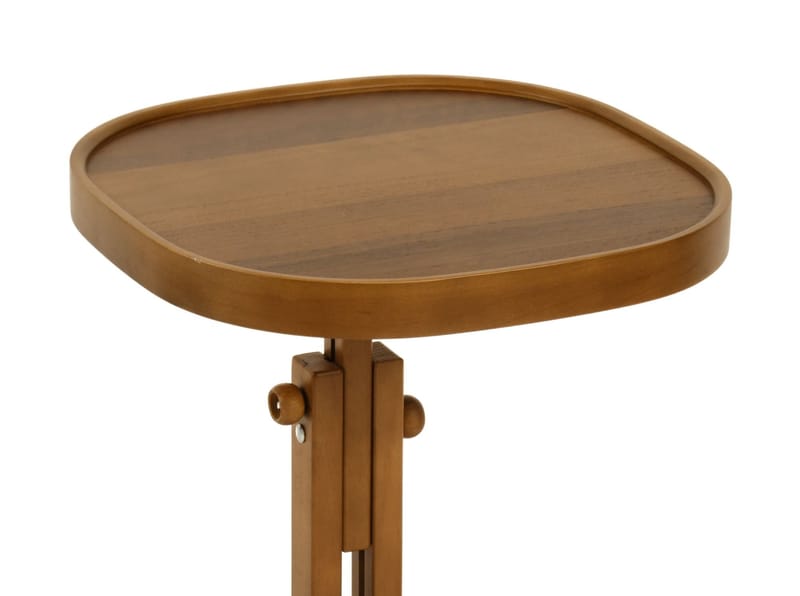 Sidebord Wallxpert Opus Kare (42 x 43 x 42 cm) Valnød - Valnød - Møbler - Borde - Aflastningsbord - Lampebord
