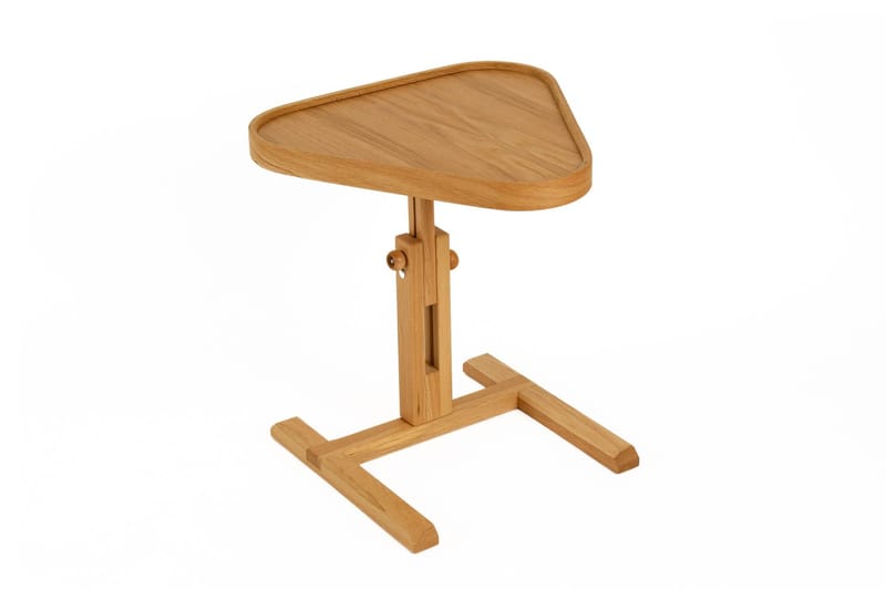 Sidebord Wallxpert Opus Ucgen (46 x 43 x 46 cm) Eg - Eg - Møbler - Borde - Aflastningsbord - Lampebord