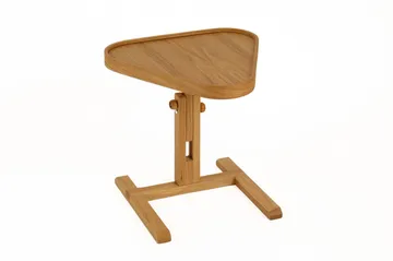Sidebord Wallxpert Opus Ucgen (46 x 43 x 46 cm) Eg - Eg - Møbler - Borde - Aflastningsbord - Lampebord