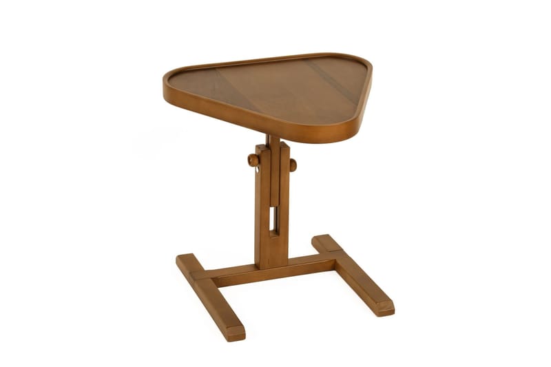 Sidebord Wallxpert Opus Ucgen (46 x 43 x 46 cm) Valnød - Valnød - Møbler - Borde - Aflastningsbord - Lampebord