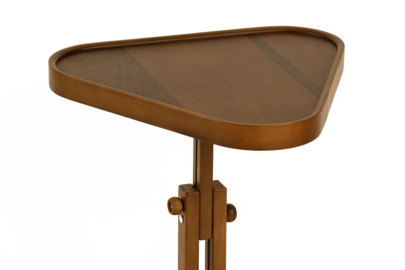 Sidebord Wallxpert Opus Ucgen (46 x 43 x 46 cm) Valnød - Valnød - Møbler - Borde - Aflastningsbord - Lampebord
