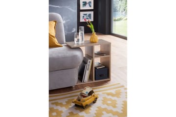 Sidebord Wohnling folieret spånplade 50 cm, moderne loftstil Sonoma - Sonoma - Møbler - Borde - Aflastningsbord - Lampebord