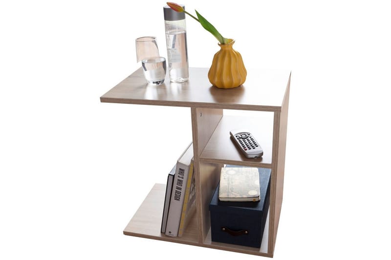Sidebord Wohnling folieret spånplade 50 cm, moderne loftstil Sonoma - Sonoma - Møbler - Borde - Aflastningsbord - Lampebord