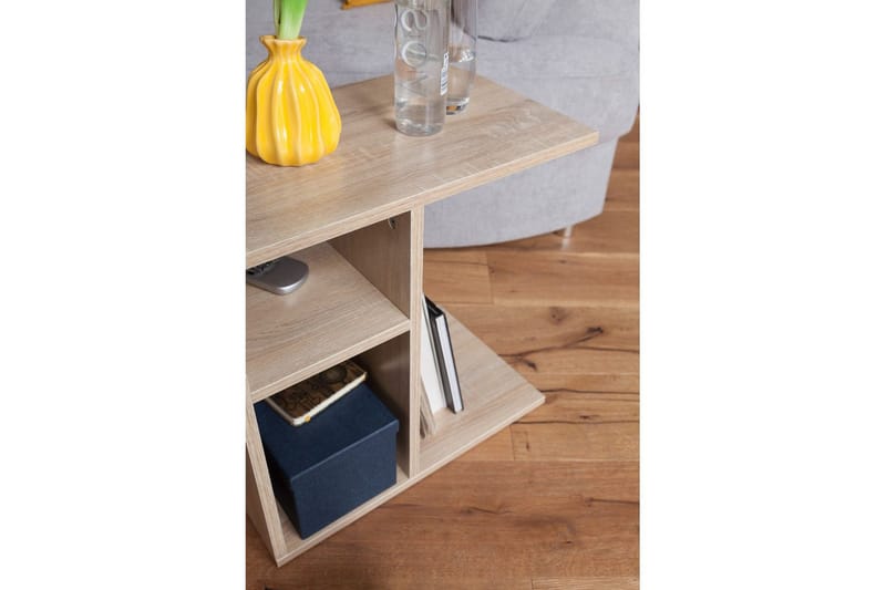 Sidebord Wohnling folieret spånplade 50 cm, moderne loftstil Sonoma - Sonoma - Møbler - Borde - Aflastningsbord - Lampebord