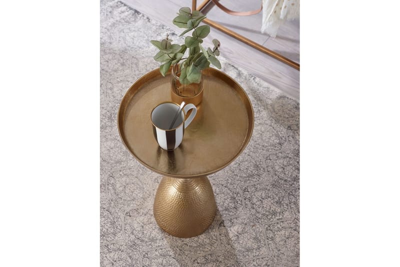 Sidebord Wohnling Metall Rund 33 cm Design Base Moderne - Møbler - Borde - Aflastningsbord - Lampebord