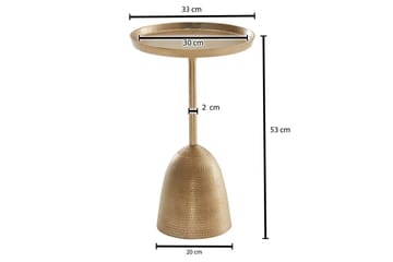 Sidebord Wohnling Metall Rund 33 cm Design Base Moderne - Møbler - Borde - Aflastningsbord - Lampebord