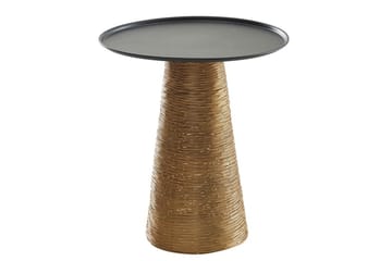 Sidebord Wohnling Metall Rund 40 cm Bakkeoptik Bordplade Moderne - Møbler - Borde - Aflastningsbord - Lampebord