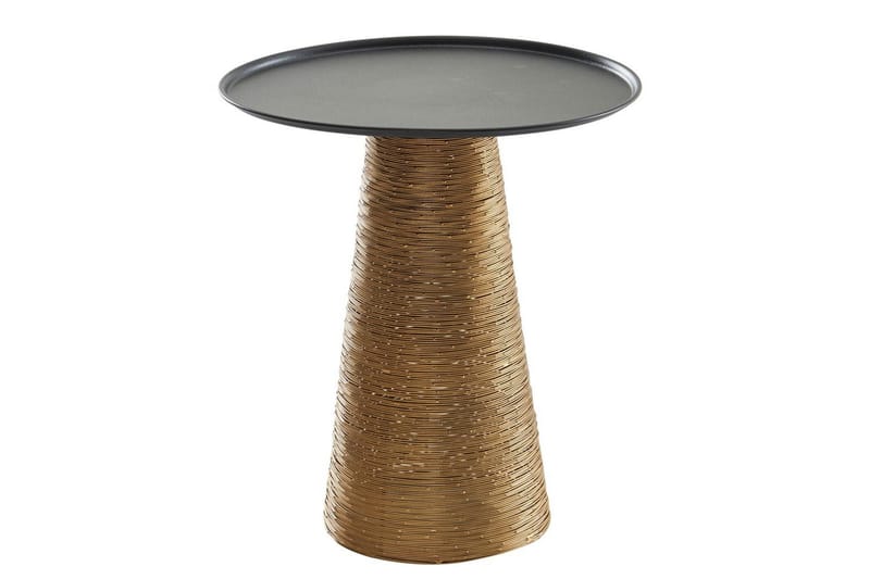 Sidebord Wohnling Metall Rund 40 cm Bakkeoptik Bordplade Moderne - Møbler - Borde - Aflastningsbord - Lampebord