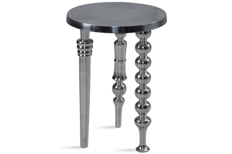 Sidebord Wohnling Metall Rund 44 cm med 3 Forskellige Ben Moderne - Møbler - Borde - Aflastningsbord - Lampebord