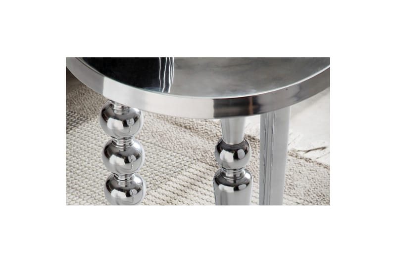 Sidebord Wohnling Metall Rund 44 cm med 3 Forskellige Ben Moderne - Møbler - Borde - Aflastningsbord - Lampebord