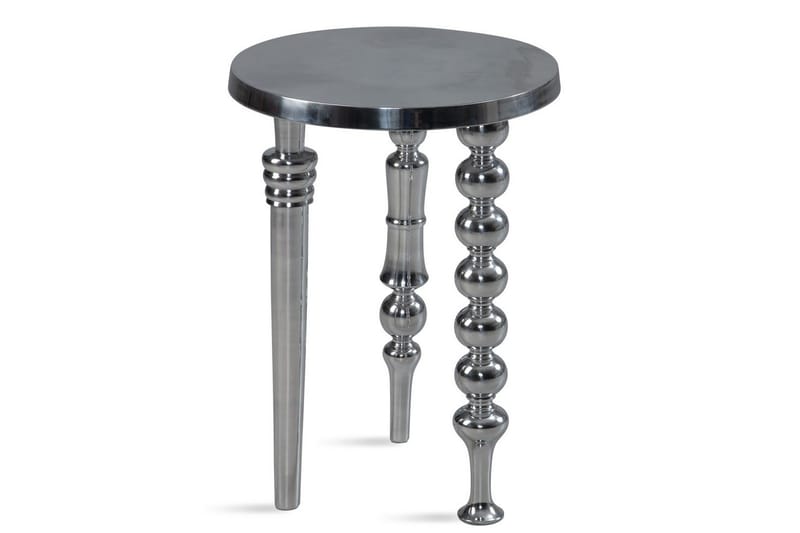 Sidebord Wohnling Metall Rund 44 cm med 3 Forskellige Ben Moderne - Møbler - Borde - Aflastningsbord - Lampebord