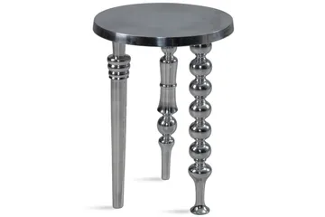 Sidebord Wohnling Metall Rund 44 cm med 3 Forskellige Ben Moderne - Møbler - Borde - Aflastningsbord - Lampebord