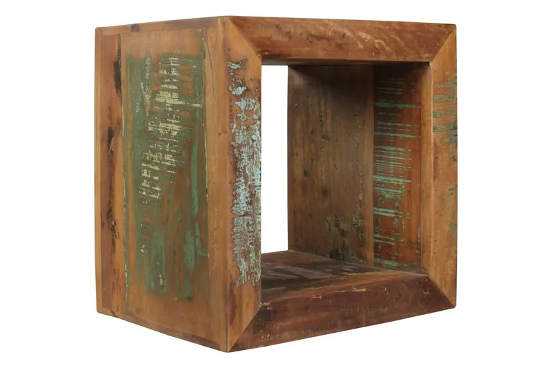 Sidebord Wohnling Solidt genbrugstræ Kolkutta kube industriel, undefined