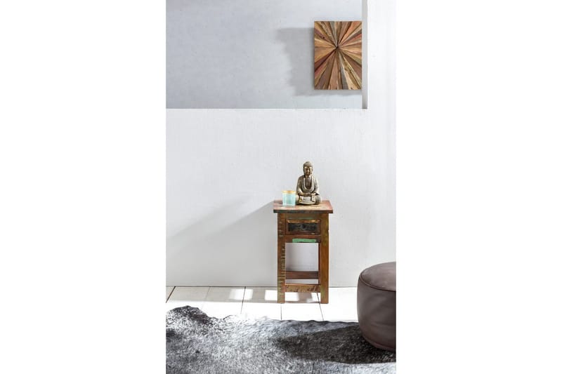 Sidebord Wohnling Solidt genbrugstræ Kolkutta skuffe industriel - Møbler - Borde - Aflastningsbord - Lampebord