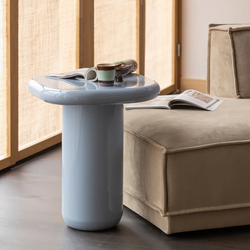 Sidebord Zava 50 cm, Lyseblå