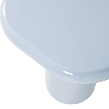 Sidebord Zava 50 cm - Lyseblå - Møbler - Borde - Aflastningsbord - Lampebord