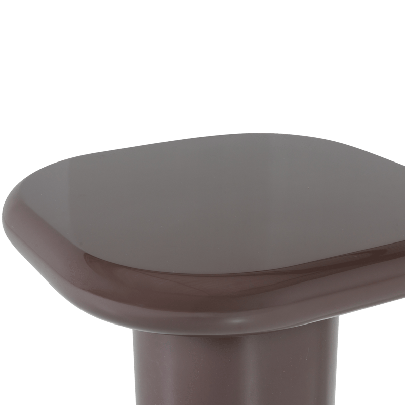 Sidebord Zava 50 cm - Mørkebrun - Møbler - Borde - Aflastningsbord - Lampebord