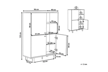 Sidebord Paramount - Møbler - Borde - Aflastningsbord - Lampebord