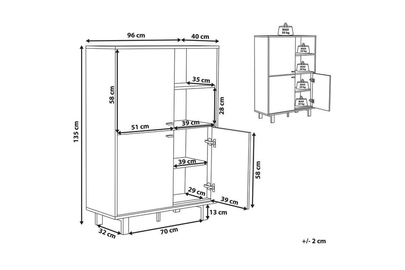 Sidebord Paramount - Møbler - Borde - Aflastningsbord - Lampebord
