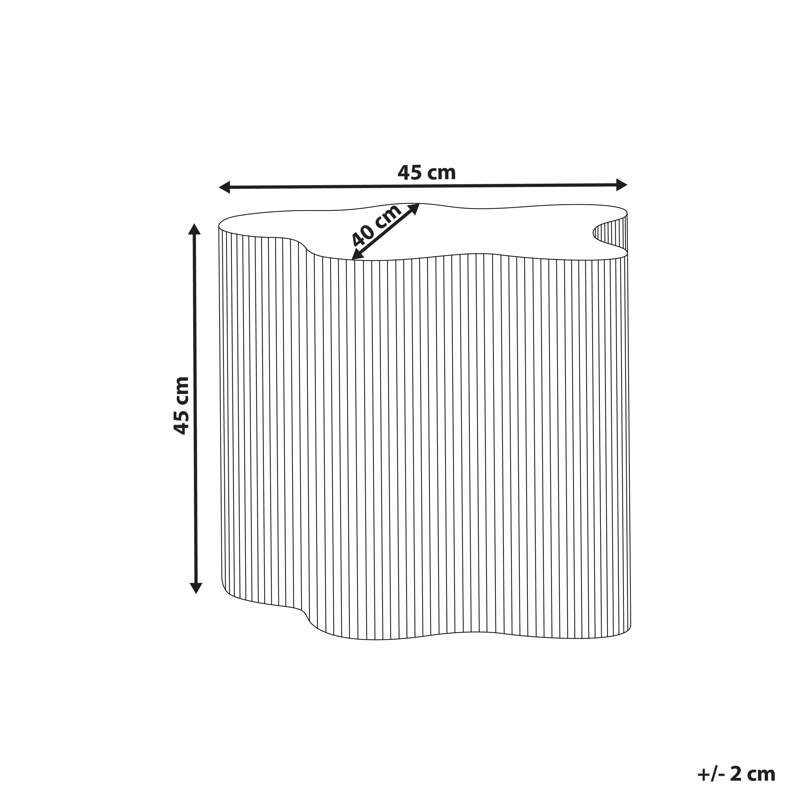 Sidebord Perry - Sort - Møbler - Borde - Aflastningsbord - Lampebord