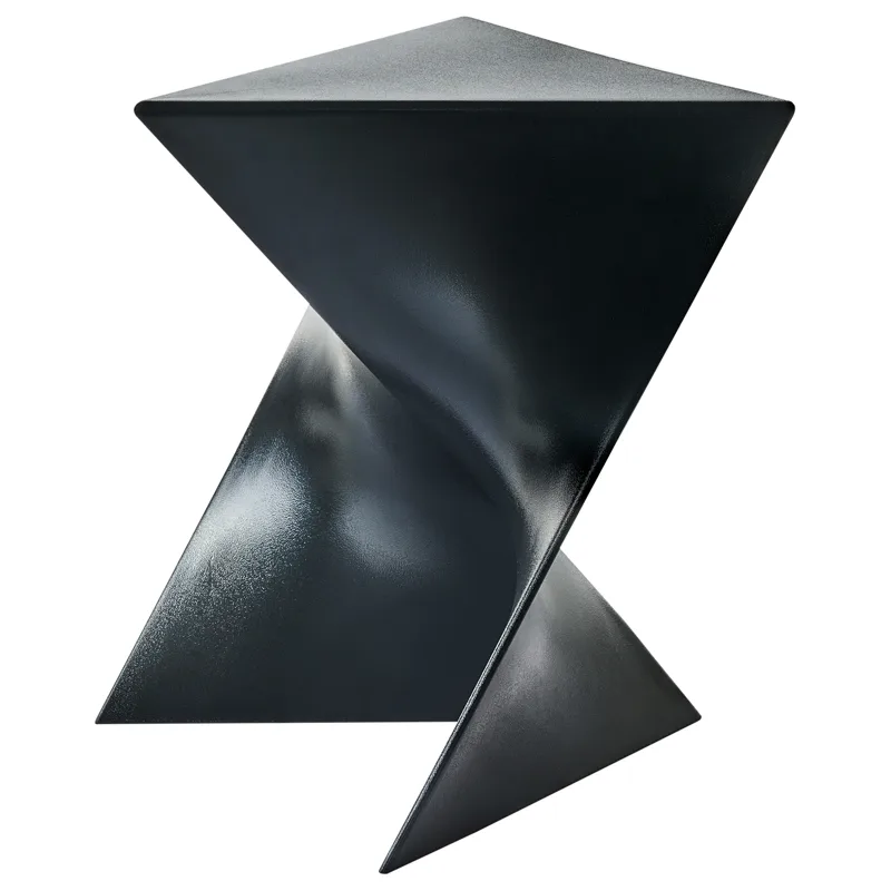 Sidebord Pecos 40x40 cm, Sort