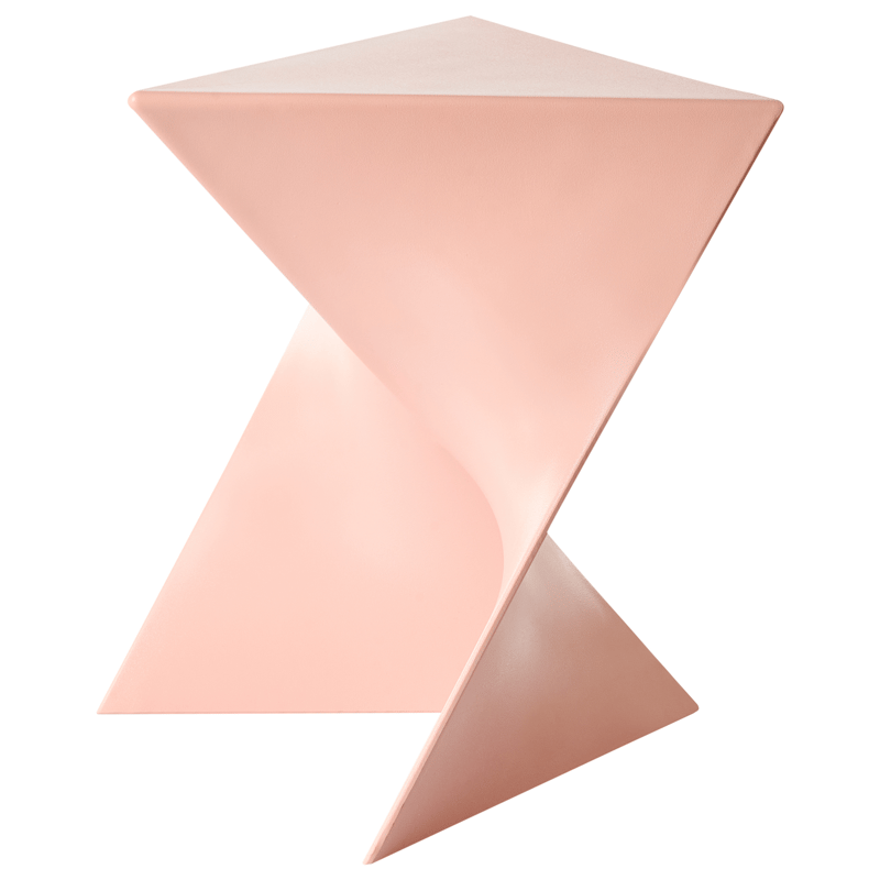 Sidebord Pecos 40x40 cm, Pastelrosa
