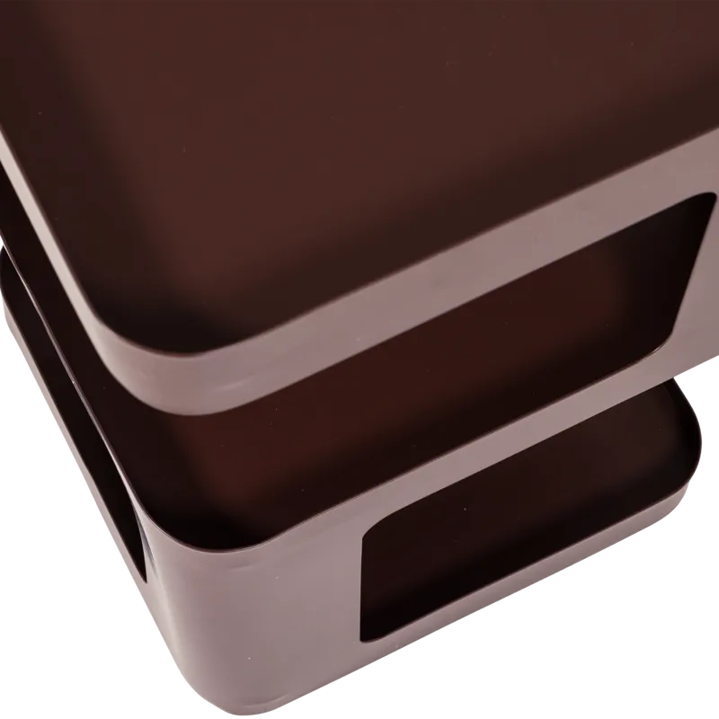 Sidebord/Natbord Riv 35 cm - Lilla/Brun - Møbler - Borde - Aflastningsbord - Sengebord