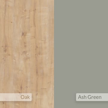 Silena Sengebord 40 cm - Ash Green og Sapphire Oak - Møbler - Borde - Aflastningsbord - Sengebord