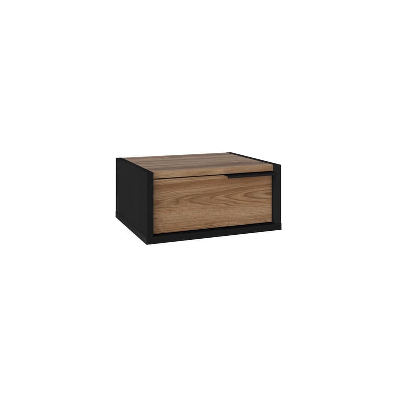 Silena Sengebord 40 cm - Black Wood og Oud - Møbler - Borde - Aflastningsbord - Sengebord