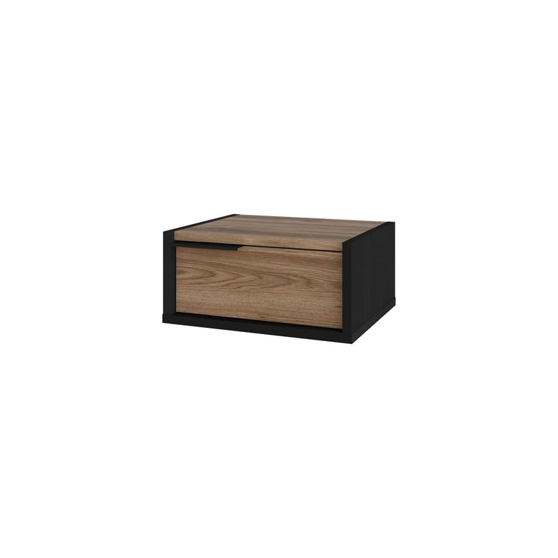 Silena Sengebord 40 cm - Black Wood og Oud - Møbler - Borde - Aflastningsbord - Sengebord